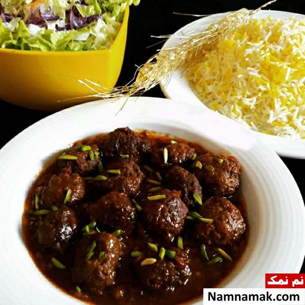 خورشت زرشک با گوشت چرخ کرده خورشت زرشک با گوشت چرخ کرده