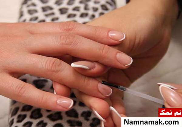 مانیکور ناخن کوتاه