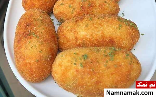 فینگر فود با سوسیس و سیب زمینی