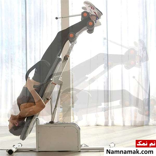 روش برعکس آویزان شدن برای درمان دیسک کمر