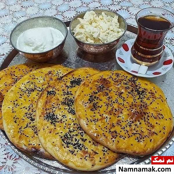 نان شیرمال روغنی