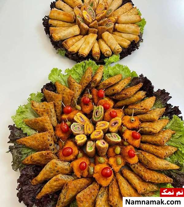 سمبوسه گوشت و قارچ