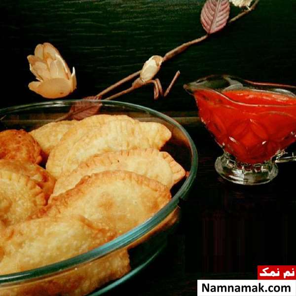 سمبوسه با خمیر