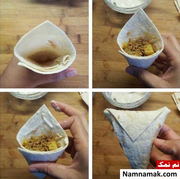 سمبوسه با خمیر یوفکا