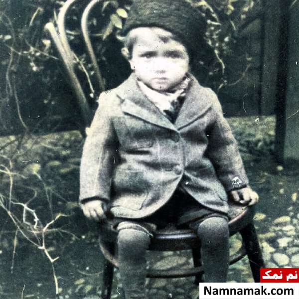 عکس جوانی پرویز پورحسینی عکس کودکی پرویز پورحسینی