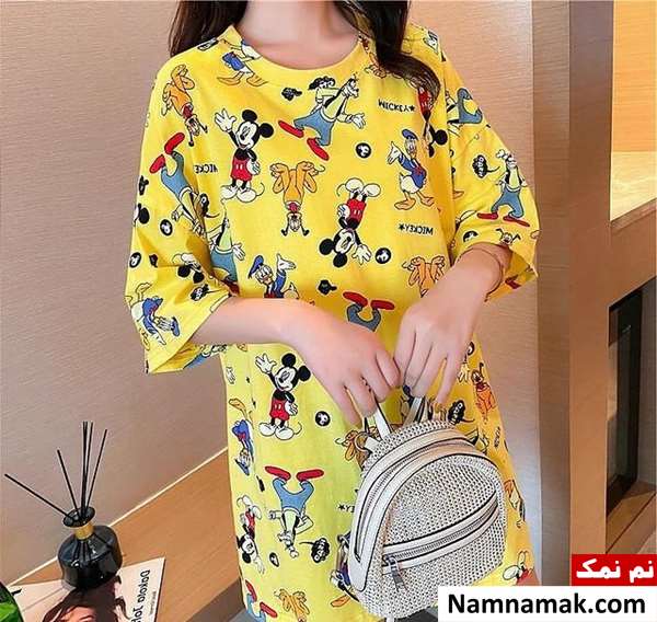 لباس خواب با پارچه تریکو