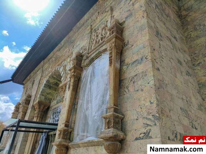 خسارت های کاخ سعدآباد