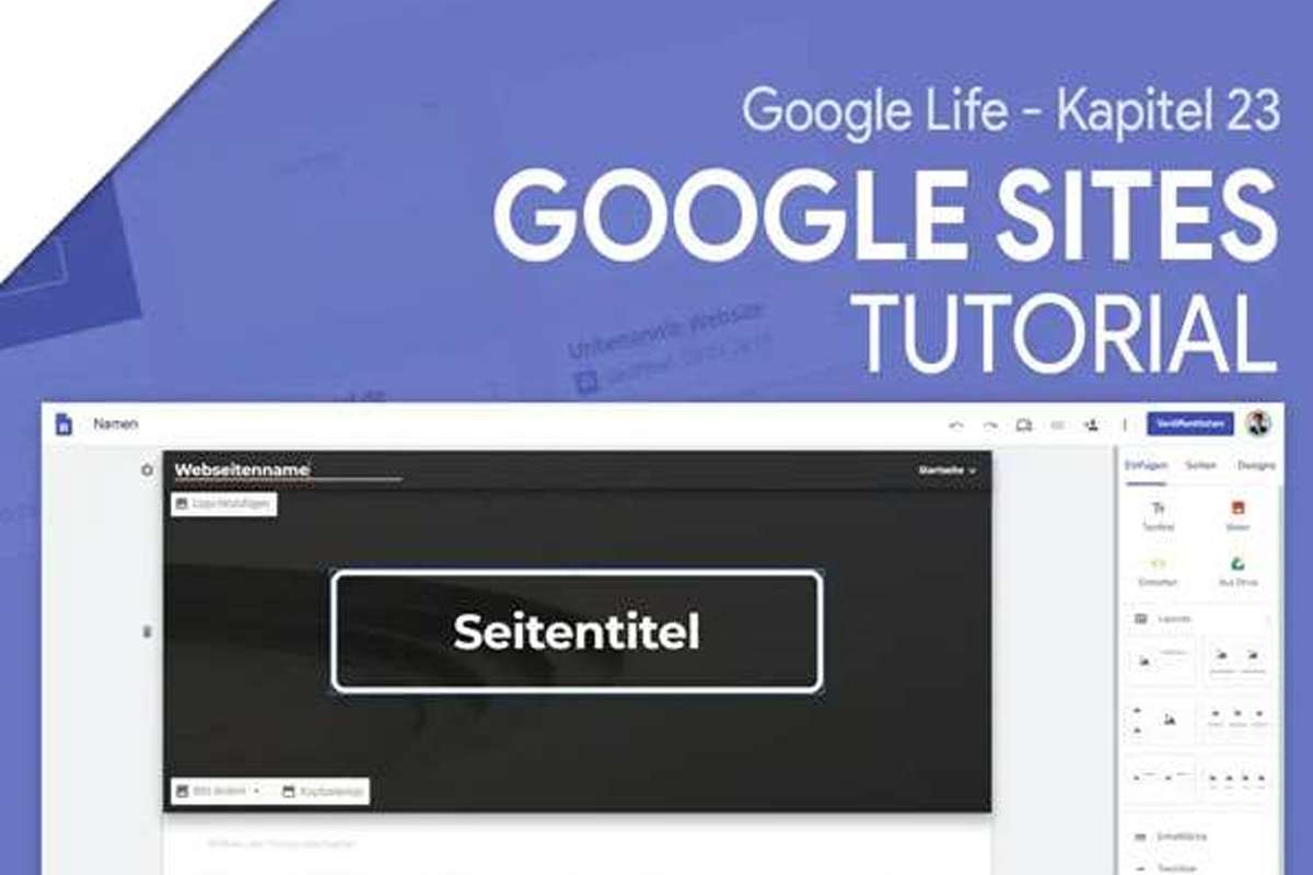 آموزش Google Sites برای طراحی وب سایت