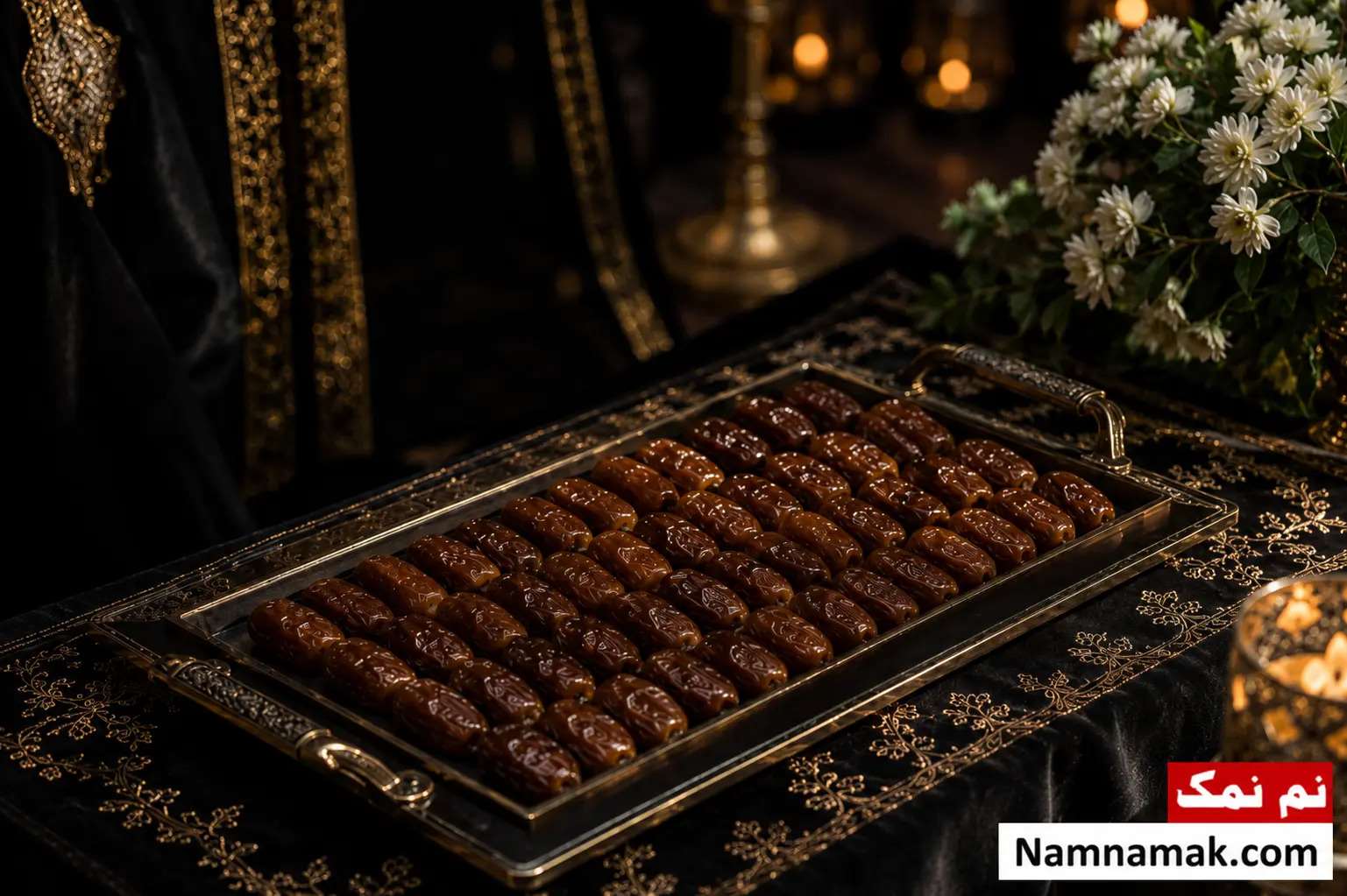 ایده های لاکچری تزئین خرما مراسم ختم ایده لاکچری تزئین خرما مراسم ترحیم