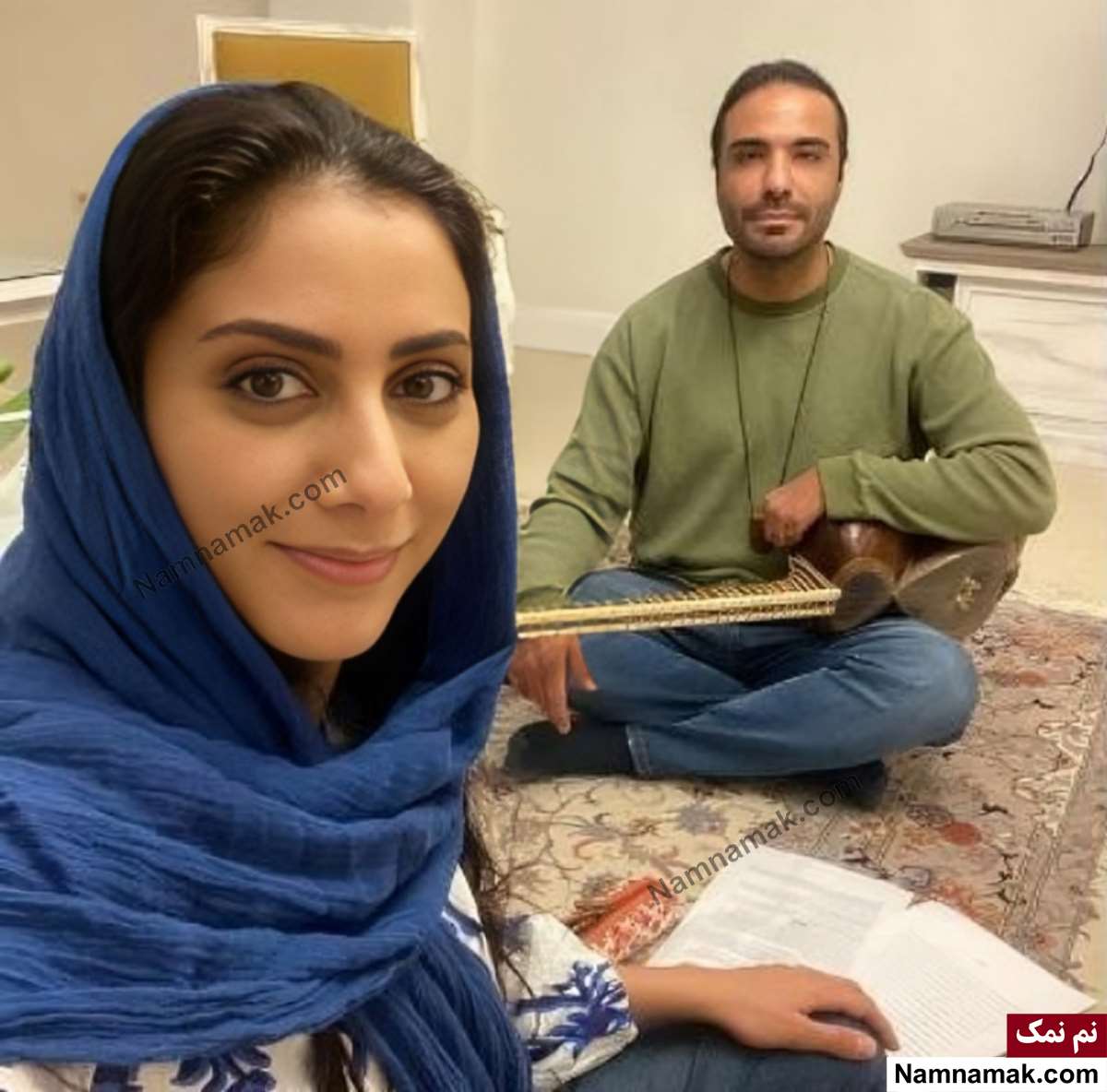 زندگینامه علی قمصری و همسرش علی قمصری و مونا فرجاد