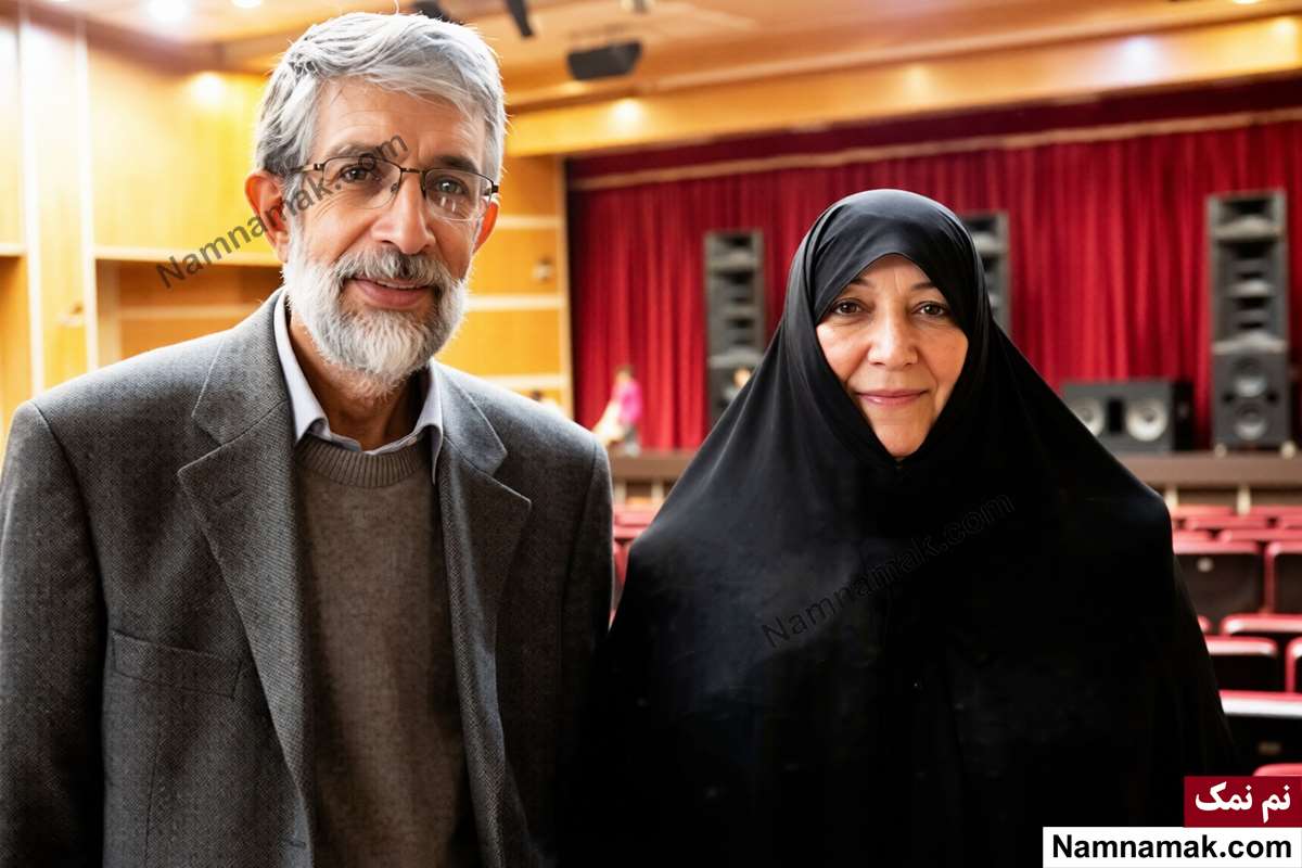 زندگینامه زهرا حداد عادل و همسرش غلامعلی حداد عادل و طیبه ماهروزاده والدین زهرا حداد عادل