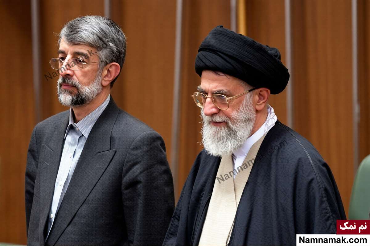زندگینامه غلامعلی حداد عادل و همسرش غلامعلی حداد عادل و آیت الله سید علی خامنه ای