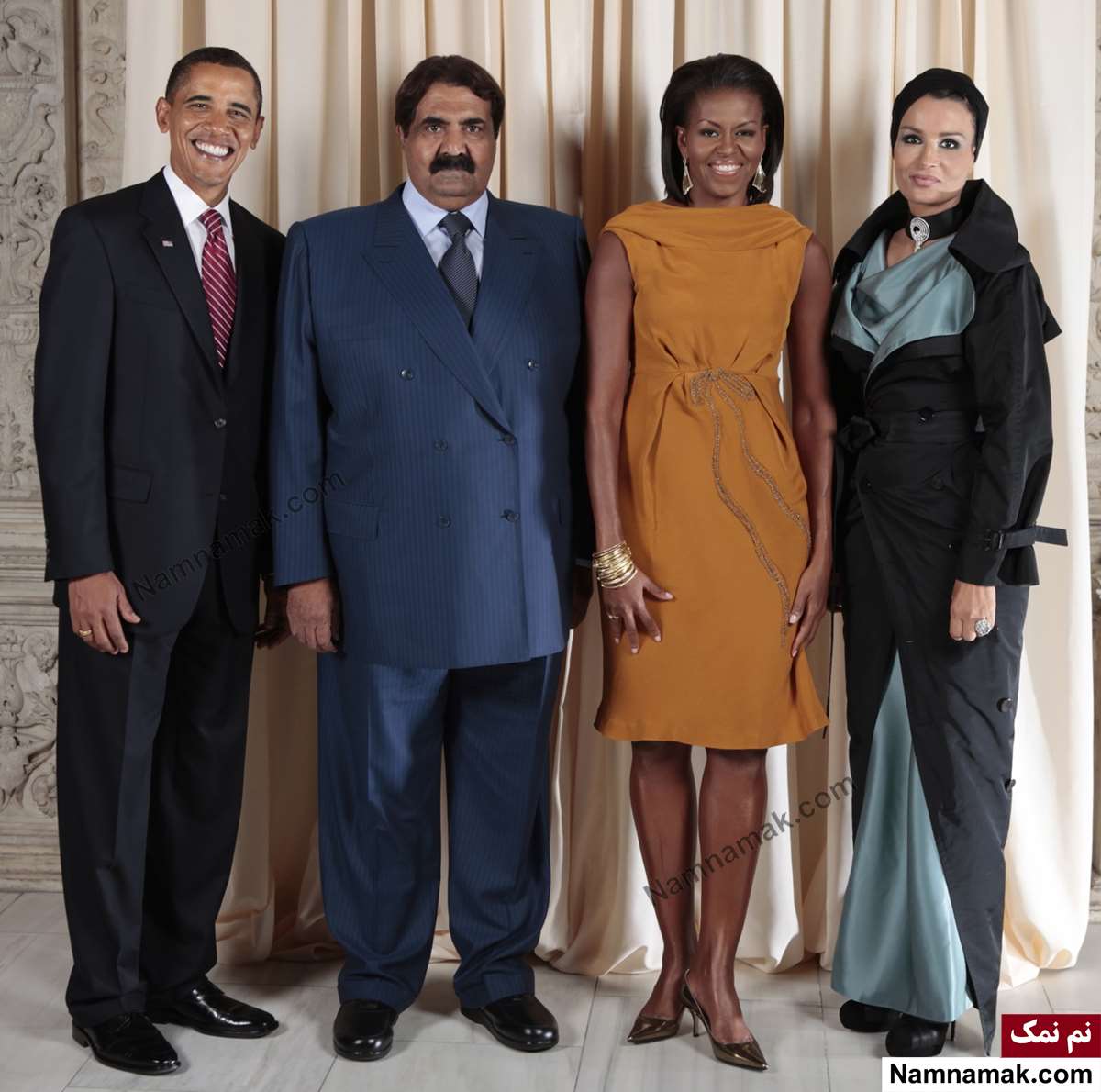 زندگینامه حمد بن خلیفه آل ثانی و همسرش حمد بن خلیفه آل ثانی - Hamad bin Khalifa Al Thani