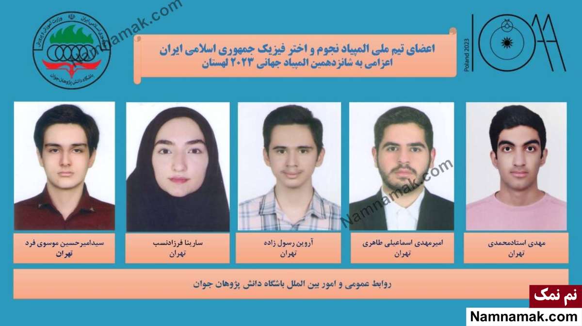 بیوگرافی اعضای تیم ملی المپیاد ریاضی بیوگرافی اعضای تیم ملی المپیاد ریاضی