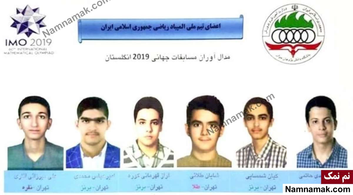 بیوگرافی اعضای تیم ملی المپیاد ریاضی بیوگرافی اعضای تیم ملی المپیاد ریاضی