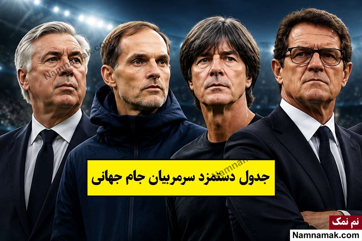 دستمزد سرمربیان جام جهانی