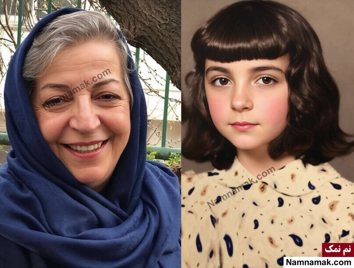 زندگینامه مرضیه برومند و همسرش عکس کودکی مرضیه برومند