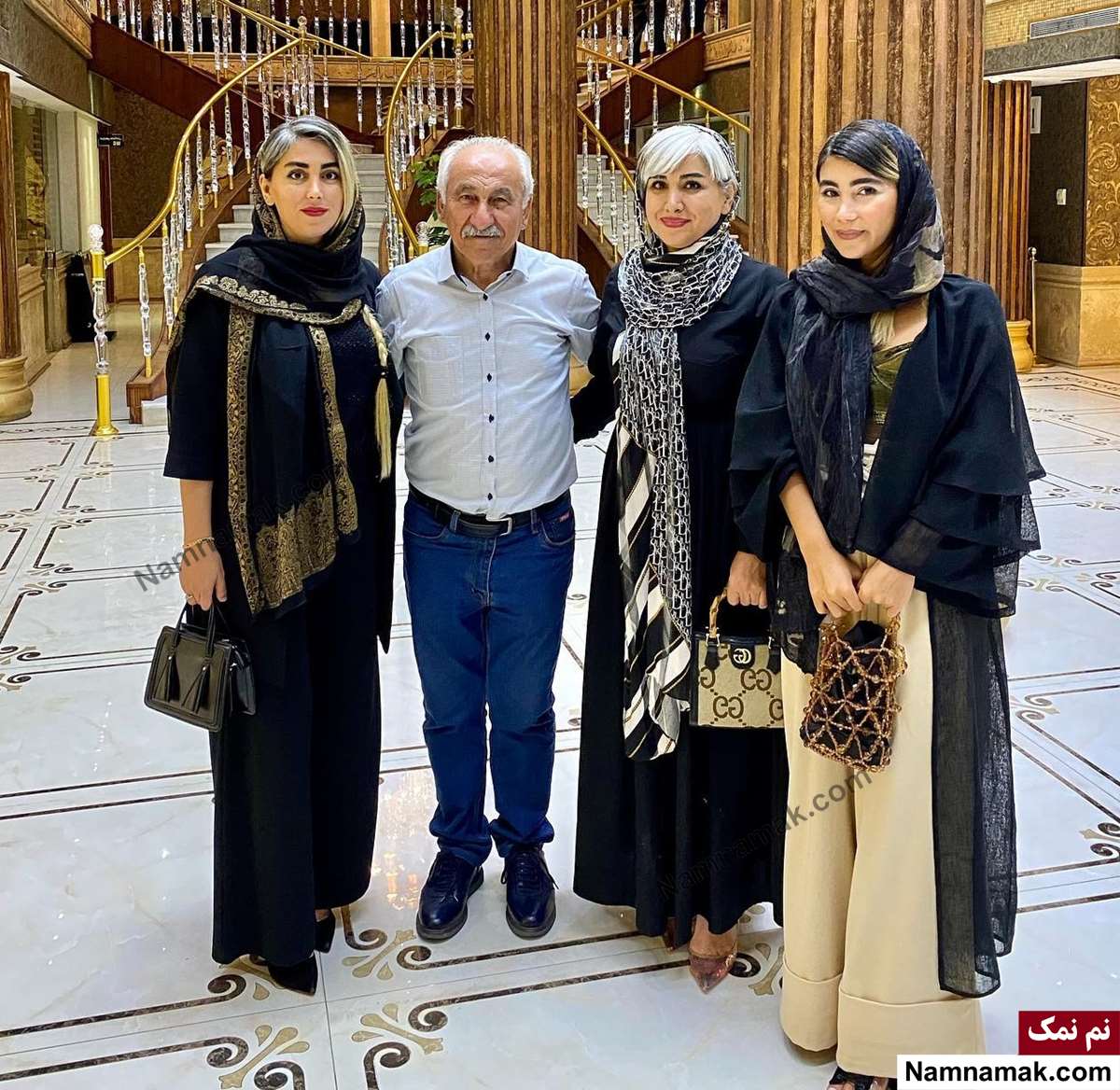 مریم ایراندوست و پدرش