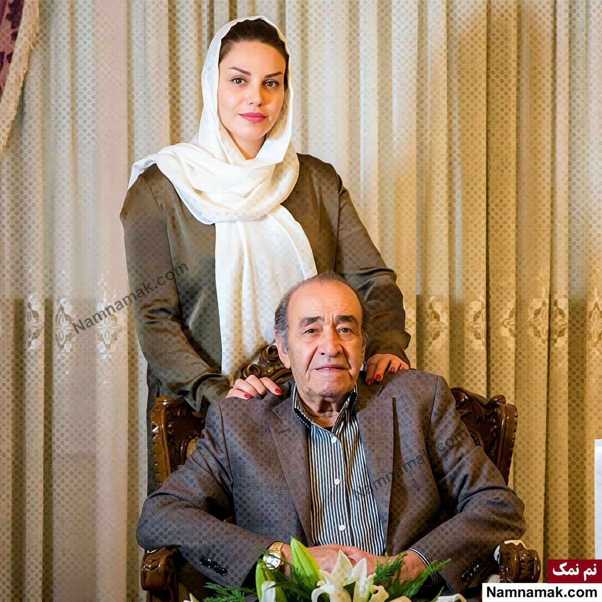 زندگینامه ایرج خواجه امیری و همسرش ایرج خواجه امیری و دخترش الیکا خواجه امیری