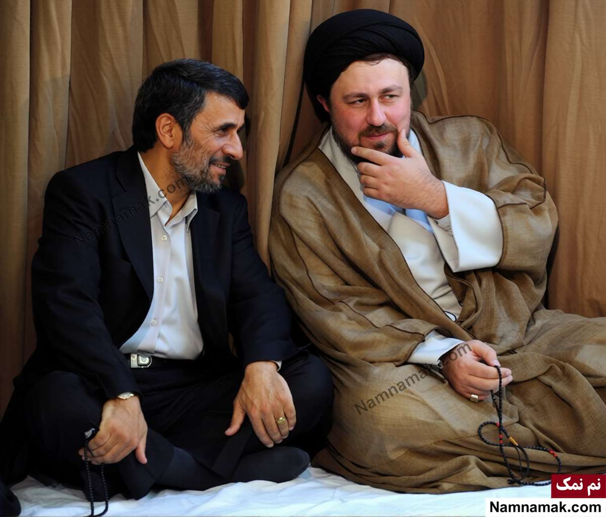 زندگینامه حسن خمینی و همسرش سید حسن خمینی و محمود احمدی نژاد