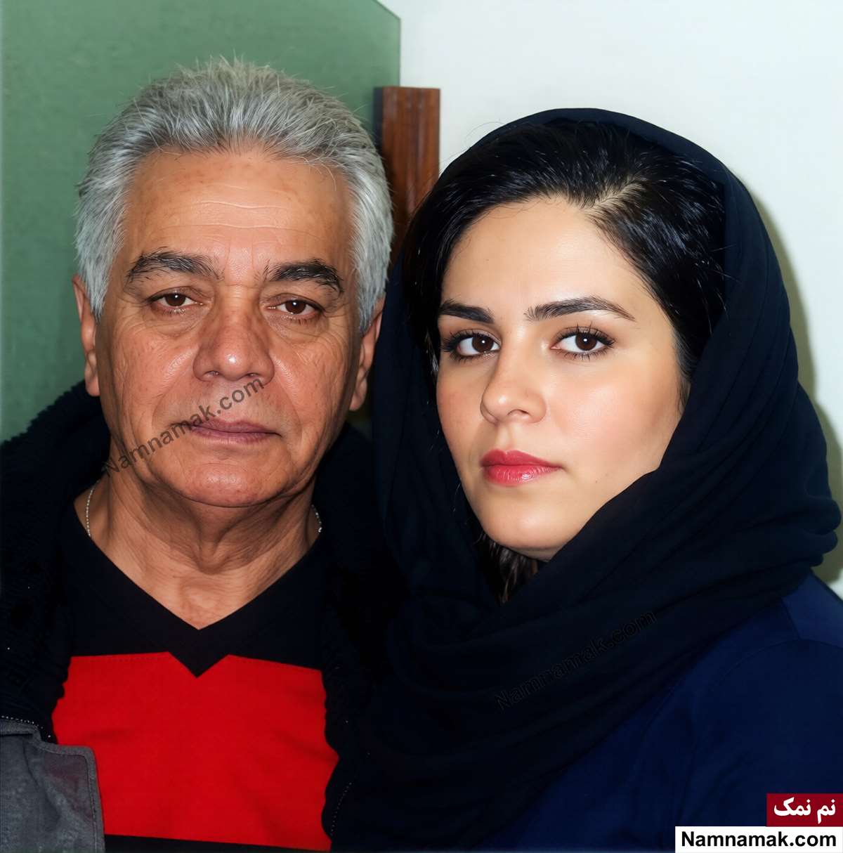 زندگینامه چنگیز وثوقی و همسرش چنگیز وثوقی در کنار دخترش غنچه