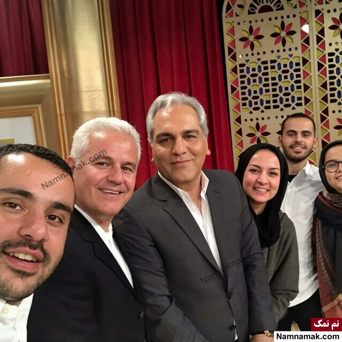 زندگینامه فرشاد پیوس و همسرش فرشاد پیوس و مهران مدیری در دورهمی