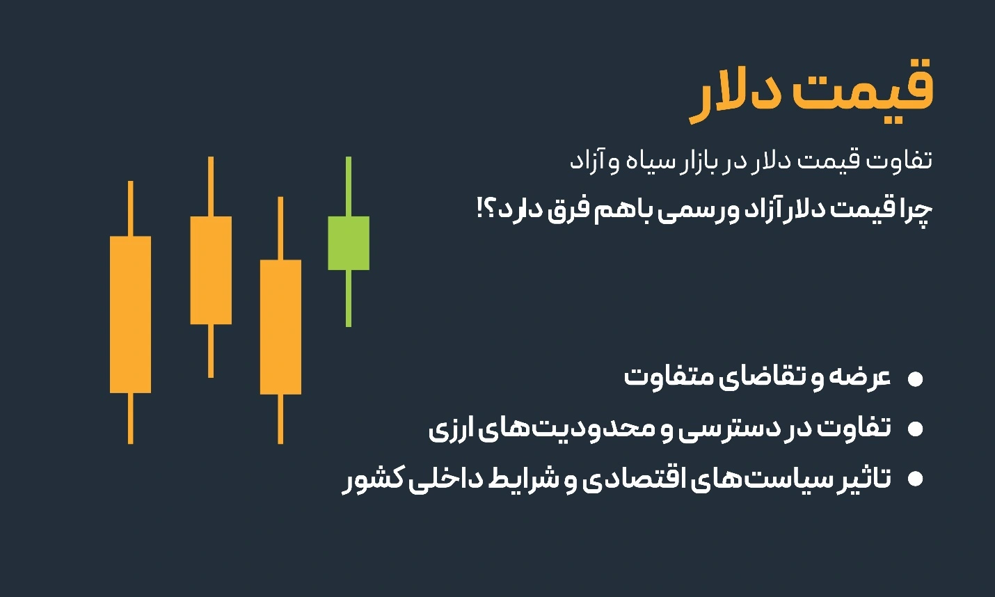 تفاوت قیمت دلار در بازار سیاه و بازار آزاد چرا اختلاف قیمت بین نرخ آزاد و رسمی وجود دارد؟