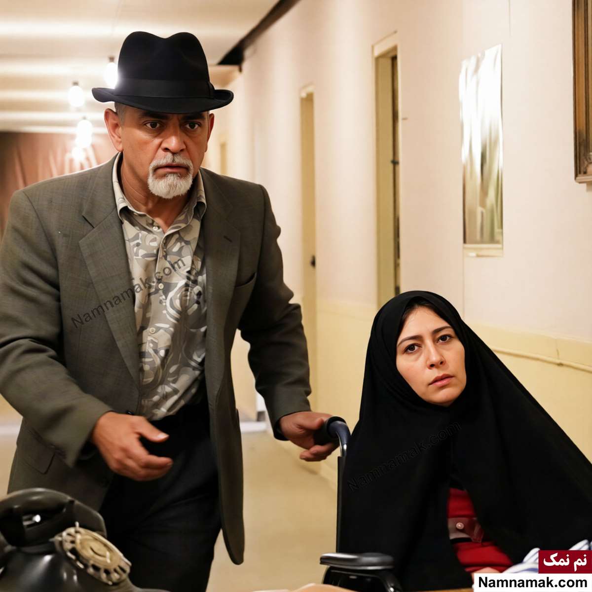 ثریا حلی بازیگر نقش همسر اصغر کپک در سریال خواب و بیدار ثریا حلی بازیگر نقش مونس زن اصغر کپک