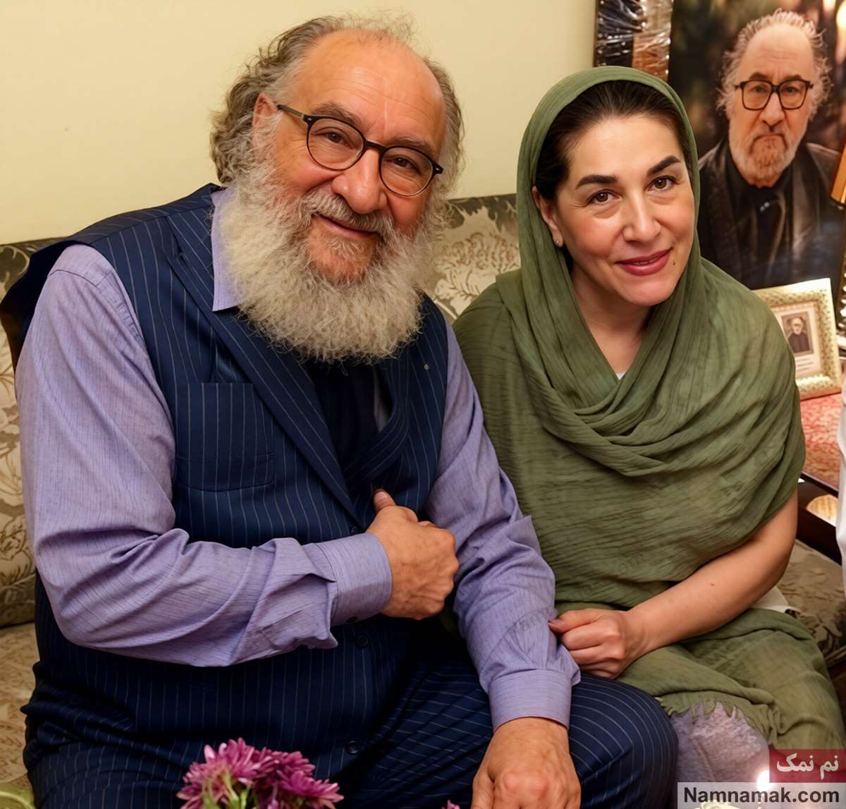 فرشته یغمایی همسر داریوش ارجمند Fereshteh Yaghmaei - فرشته یغمایی