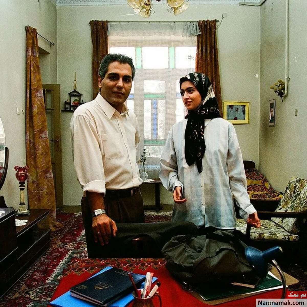 زندگینامه مریم بلالی مقدم مریم بلالی مقدم و مهران مدیری در سریال دردسر والدین