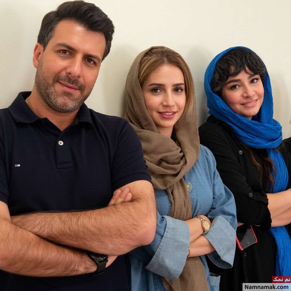 عکسی از مجید واشقانی و نیلا فرخی زن بیژن مرتضوی مجید واشقانی و نیلا فرخی