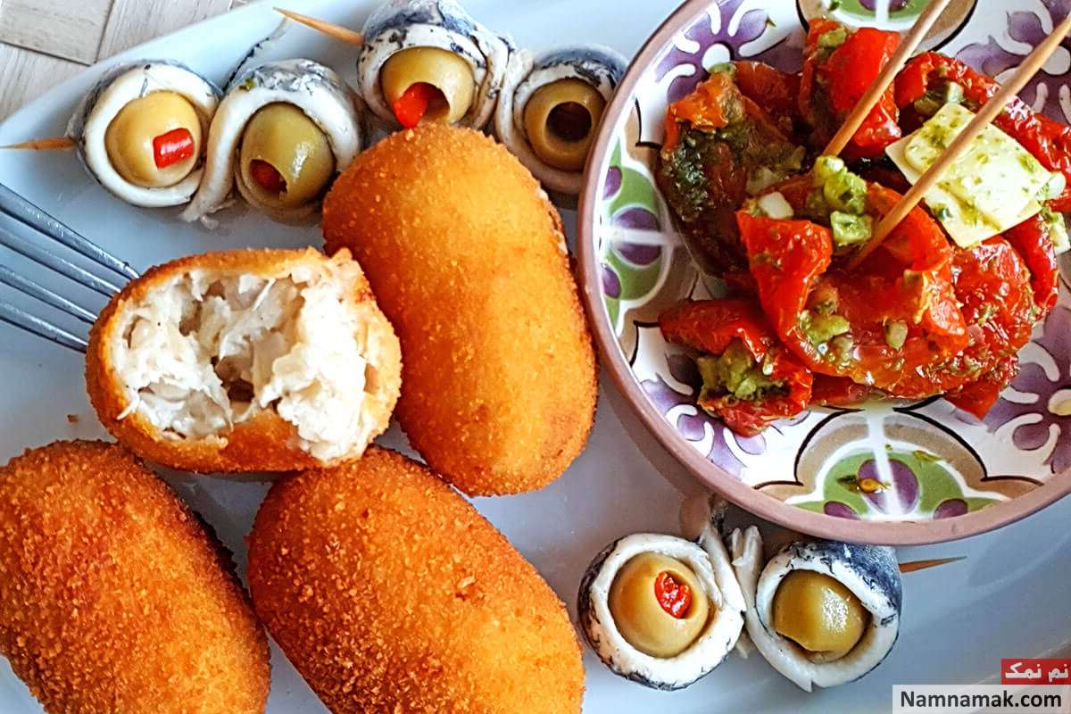 طرز تهیه کروکت مرغ