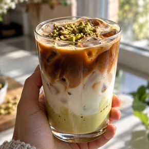 طرز تهیه آیس لته پسته ؛ نوشیدنی ترنداین روزا