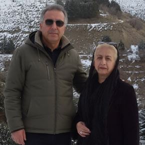 بیوگرافی سعیده عرب و همسرش بهمن شاهنجرینی + فرزندان