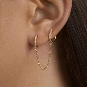 گوشواره بخیه ای؛ مدل های شیک و جدید برای استایل زنانه