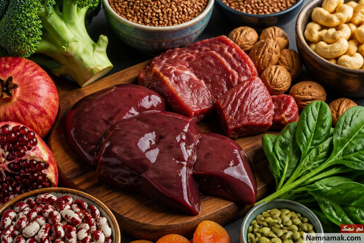 مواد غذایی سرشار از آهن