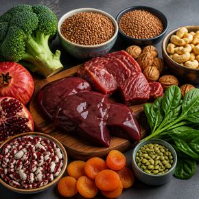 مواد غذایی سرشار از آهن برای کودکان و بزرگسالان