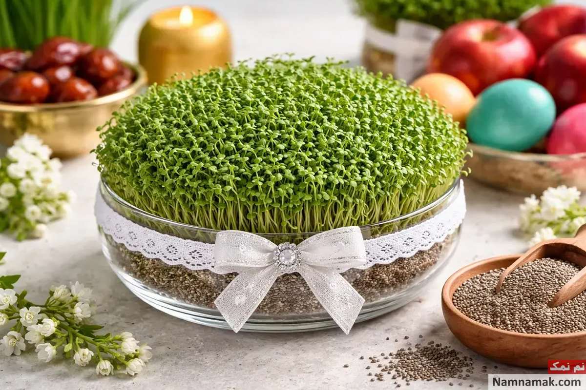 آموزش کاشت سبزه عید
