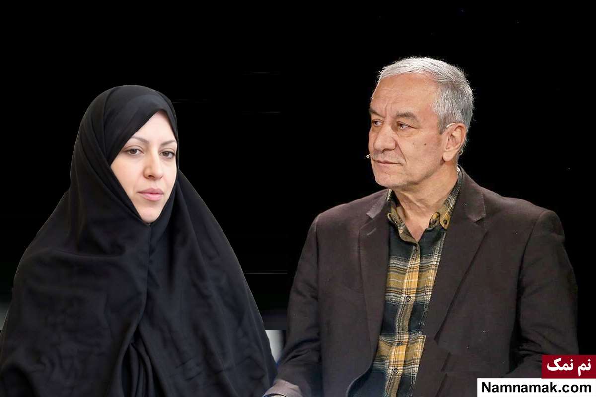 علی کفاشیان و همسرش عاطفه طباطبایی