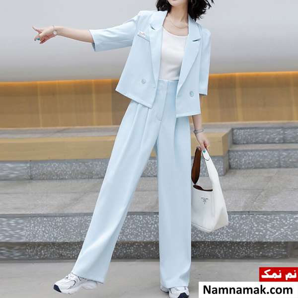 کت کوتاه و شلوار گشاد