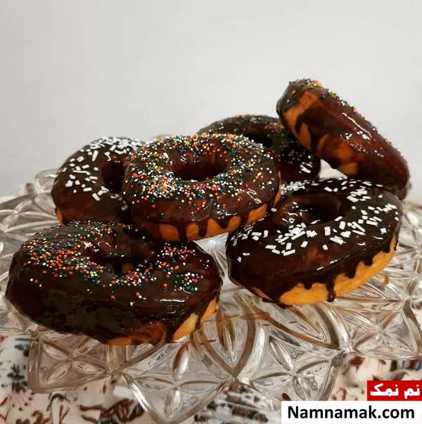 دونات بدون فر و شیر