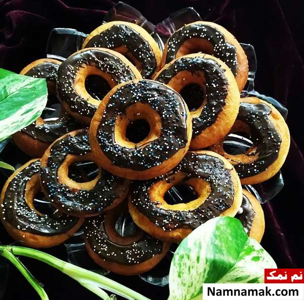 دونات بدون فر و شیر