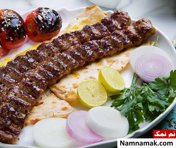 کباب روی زغال