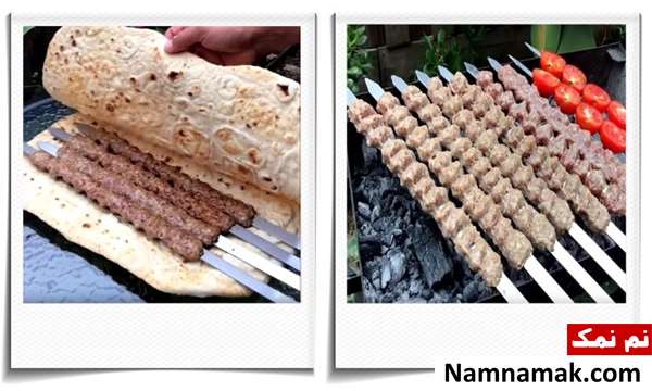 کباب روی زغال