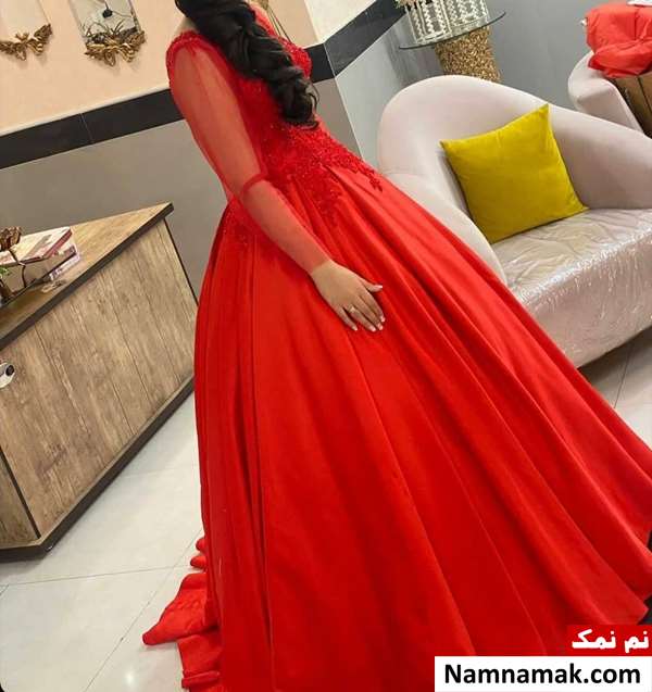 لباس عروس قرمز