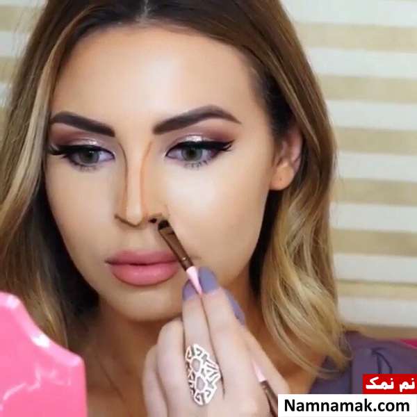 طرز گریم بینی