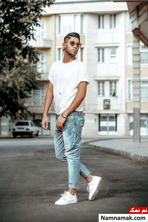 ژست عکس گرفتن پسرانه