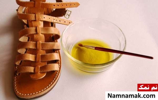 نحوه تمیز کردن کفش چرم روشن