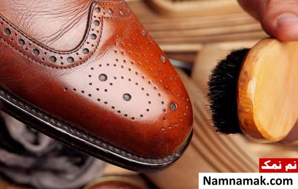 نحوه تمیز کردن کفش چرم روشن