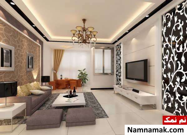 چیدمان لاکچری پذیرایی